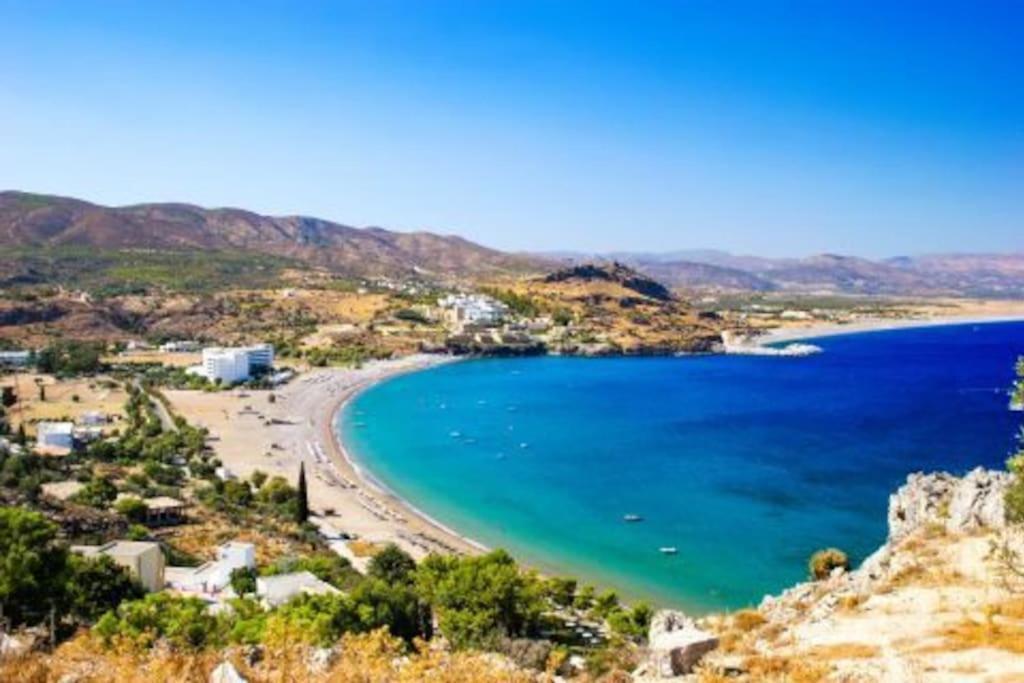Вилла Aleyna House Lindos Area Экстерьер фото