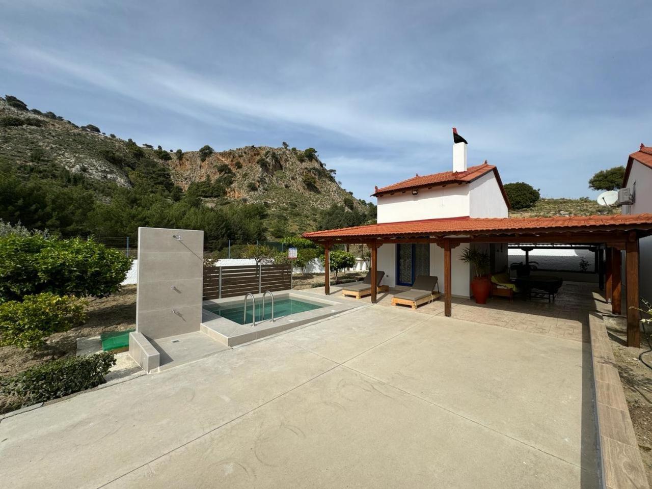Вилла Aleyna House Lindos Area Экстерьер фото