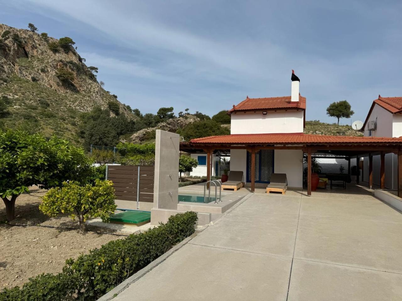 Вилла Aleyna House Lindos Area Экстерьер фото